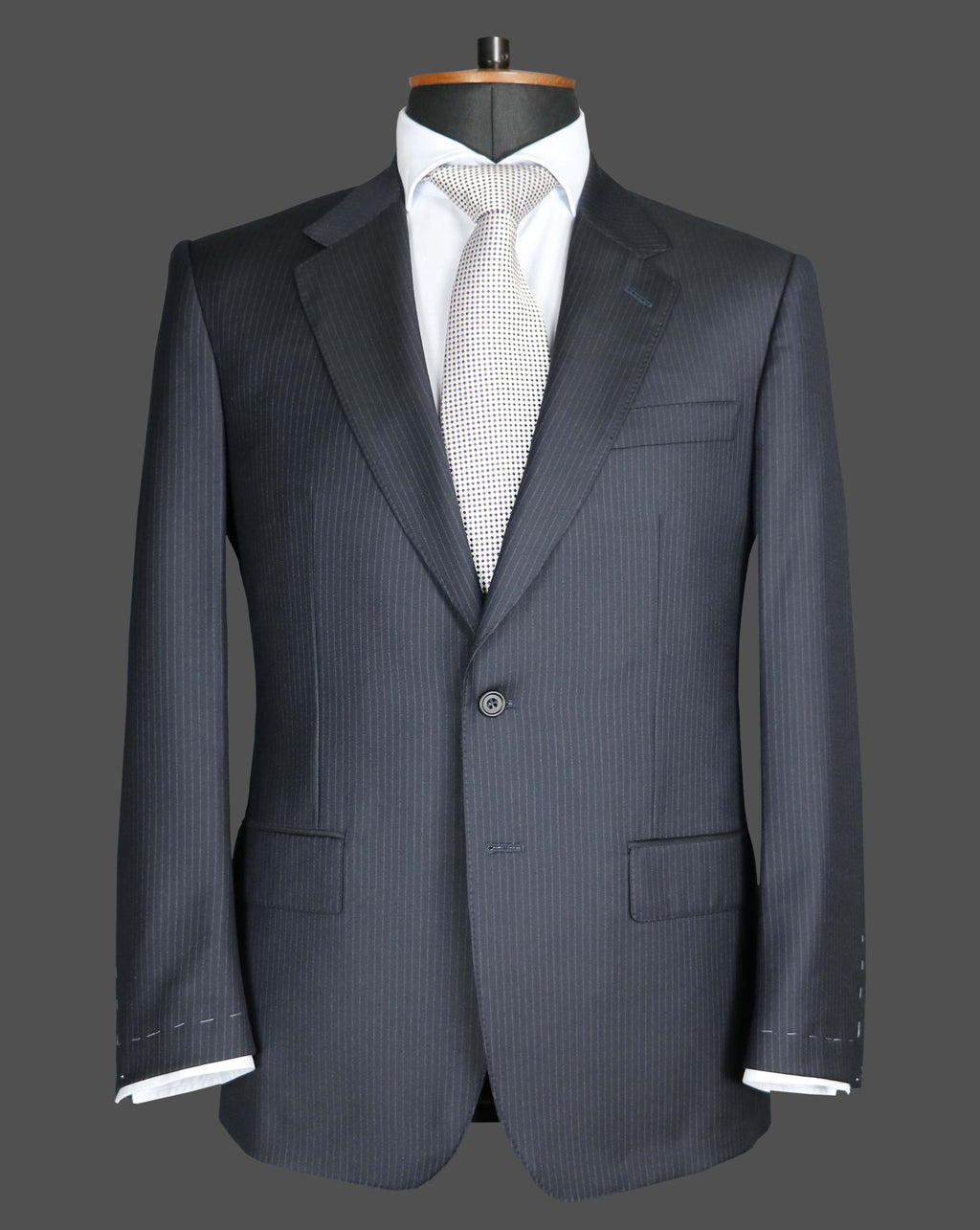 TLA002 - Navy Pinstripe Suit