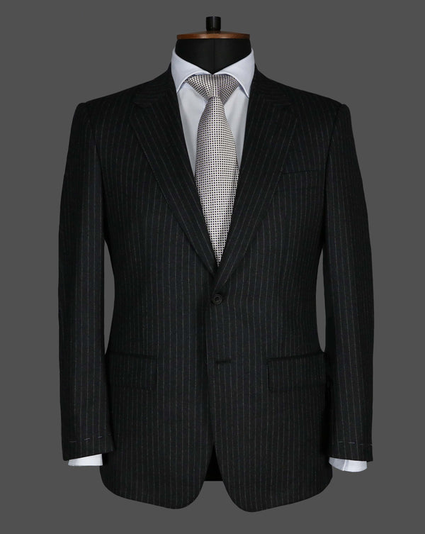 TLA028 - Grey Stripe Suit