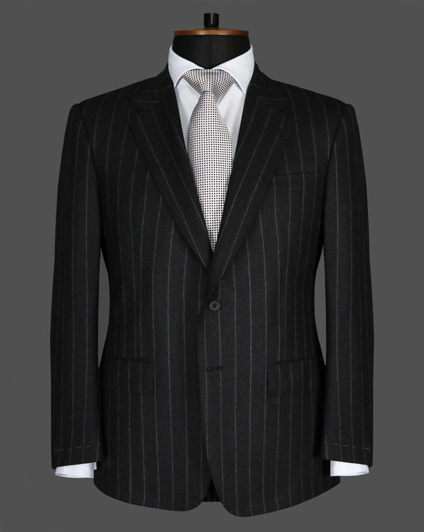 TLA004 - Grey Chalk Stripe Suit