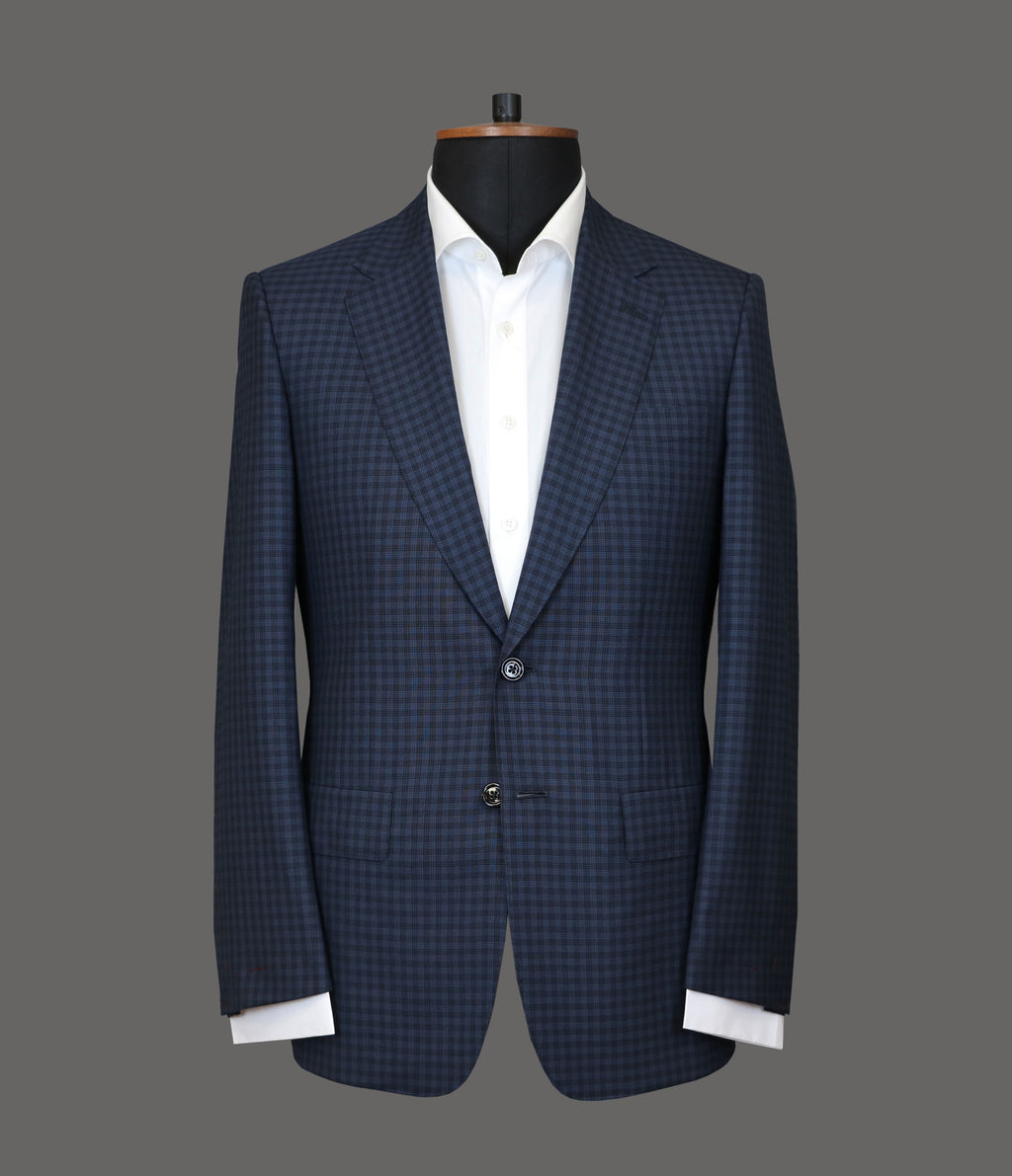 LUT026<br>Navy Check Suit<br>2612/1