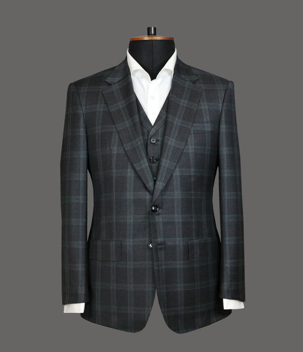 LUT008<br>Green and Grey Check Suit<br>3202/1