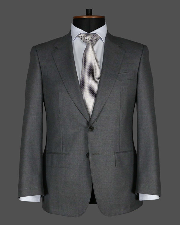 TLA019 - Plain Mid Grey Suit