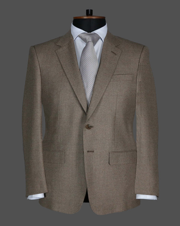 TLA029 - Plain Light Brown Suit