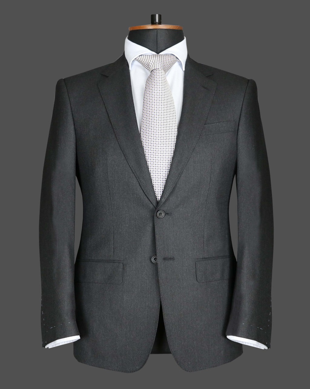 TLA030 - Plain Dark Grey Suit