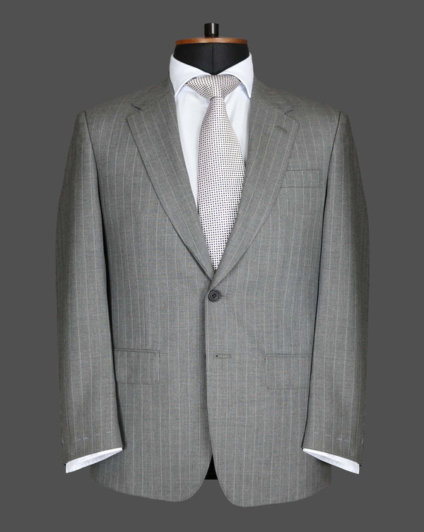 TLA038 - Grey Stripe Suit