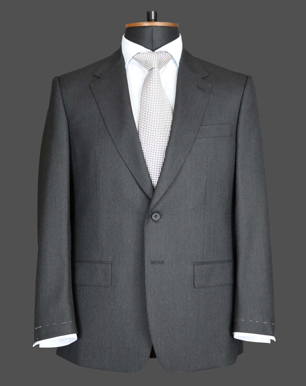 TLA063 - Plain Dark Grey Suit