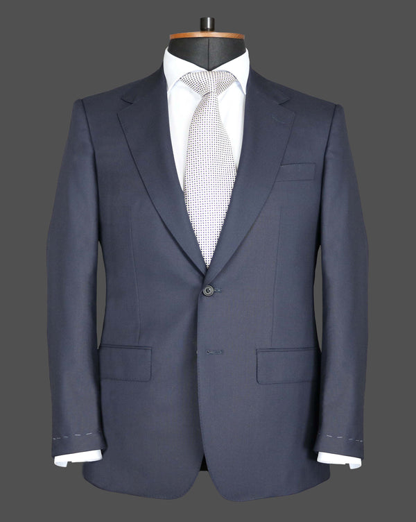 TLA064 - Plain Midnight Navy Suit