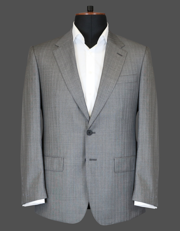 TLA047 - Grey Stripe Suit