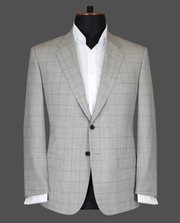 TLA070 - Grey Check Suit